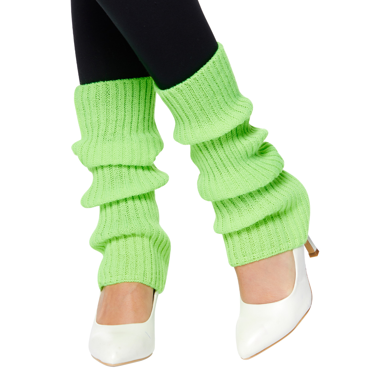 Neon green leg warmers online